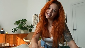 Redhead Sinatra Monroe Wants To Make A Homemade Sex Tape For Her Cuckold Boyfriend.
