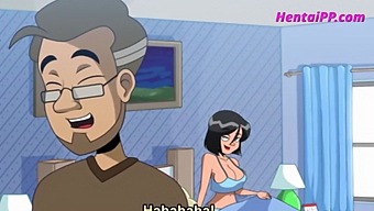 Stepmother With Big Breast Helps Her Stepson To Reach Orgasm In This Cartoon.